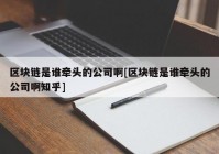 区块链是谁牵头的公司啊[区块链是谁牵头的公司啊知乎]